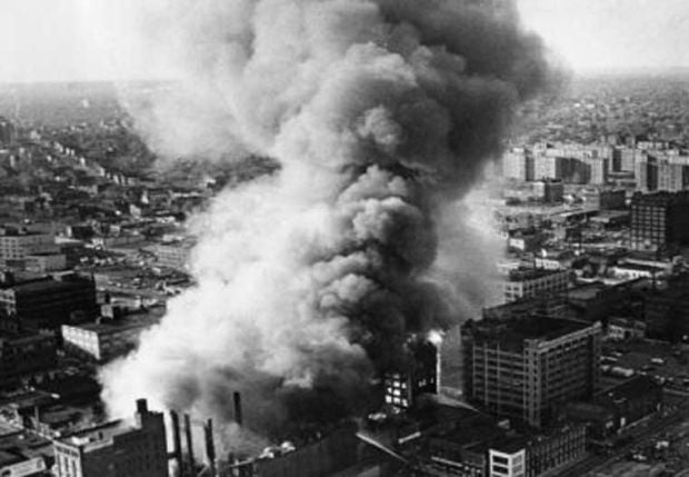Heyday building fire in 1976